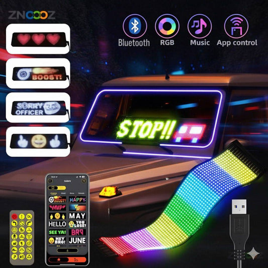 Écran LED personnalisable pour voiture