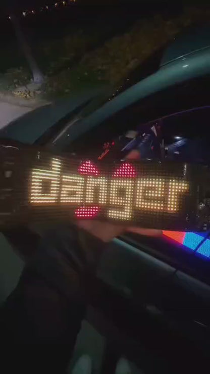 Écran LED personnalisable pour voiture